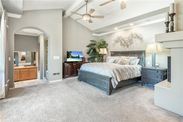 Bedroom, Interior, Recessed Lighting