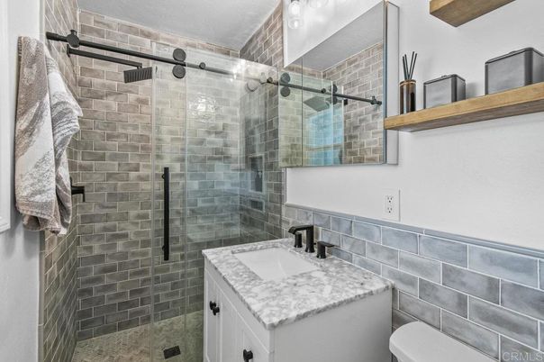 Bathroom, Glass Shower, Interior