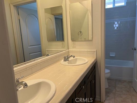 Bathroom, Dual Sink Vanities, Interior, Tile Countertops