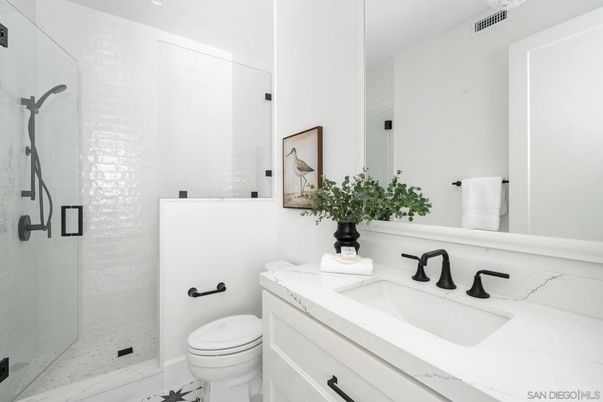 Bathroom, Glass Shower, Interior