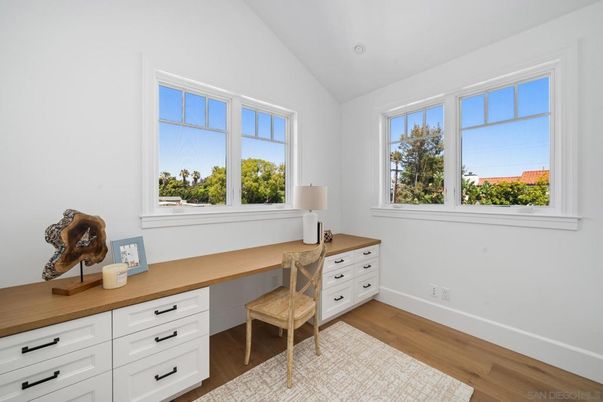 Home Office, Interior, Wood Texture Flooring