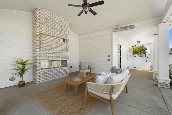 Fireplace, Interior, Stone Walls