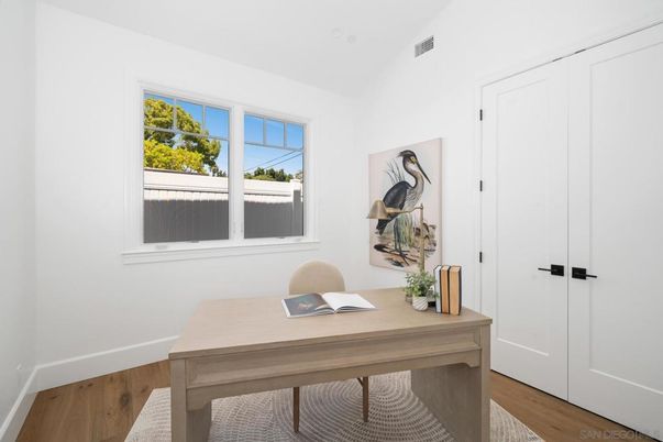 Home Office, Interior, Wood Texture Flooring