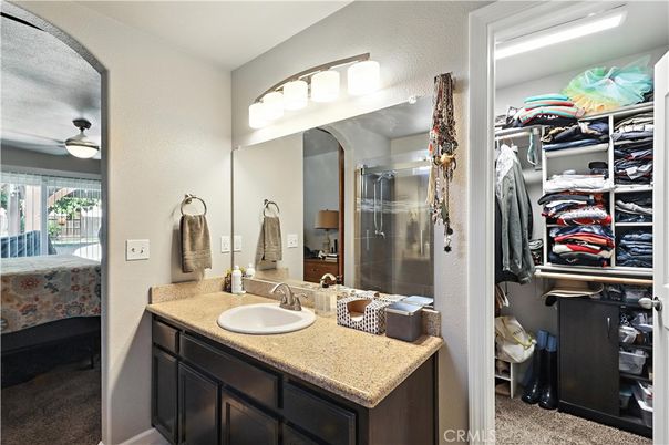 Bathroom, Dual Sink Vanities, Glass Shower, Interior, Walk-in Closets