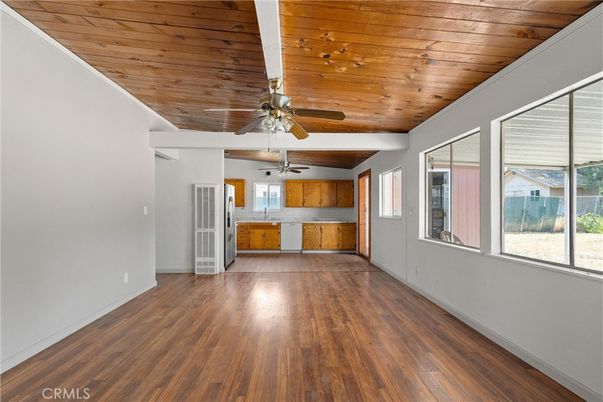 Empty room, Interior, Wooden Ceilings, Wood Texture Flooring