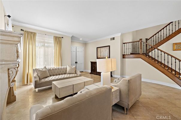 Interior, Living room, Recessed Lighting