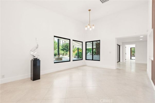 Empty room, Interior, Pendant Lights, Recessed Lighting