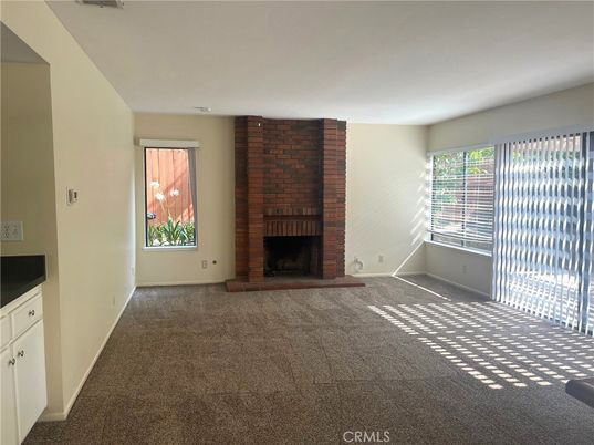Empty room, Fireplace, Interior