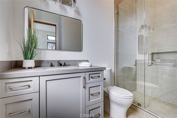 Bathroom, Glass Shower, Interior