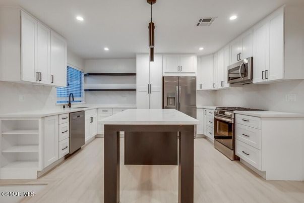 Interior, Kitchen, Recessed Lighting, Stainless Steel Appliances
