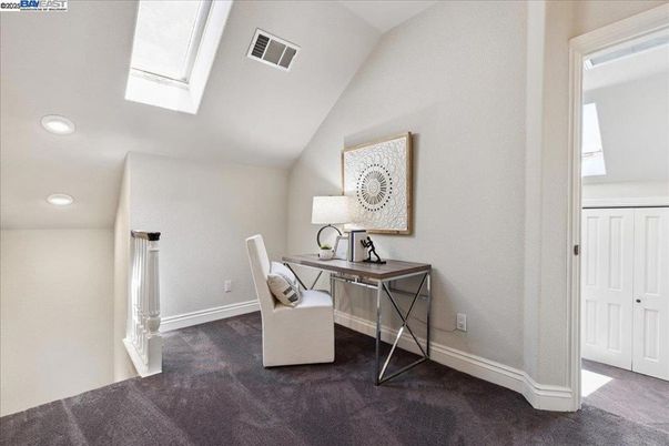 Home Office, Interior, Recessed Lighting