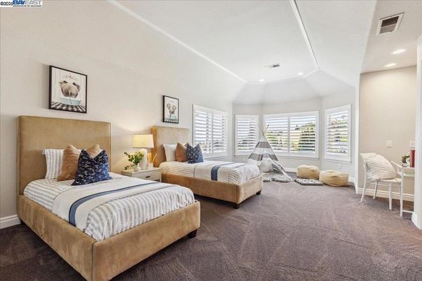 Bedroom, Interior, Recessed Lighting