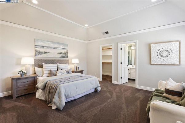 Bedroom, Interior, Recessed Lighting