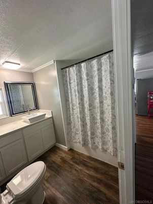 Bathroom, Interior, Wood Texture Flooring
