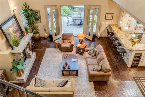 Fireplace, Interior, Living room, Wood Texture Flooring