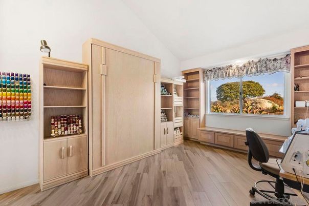 Home Office, Interior, Wood Texture Flooring