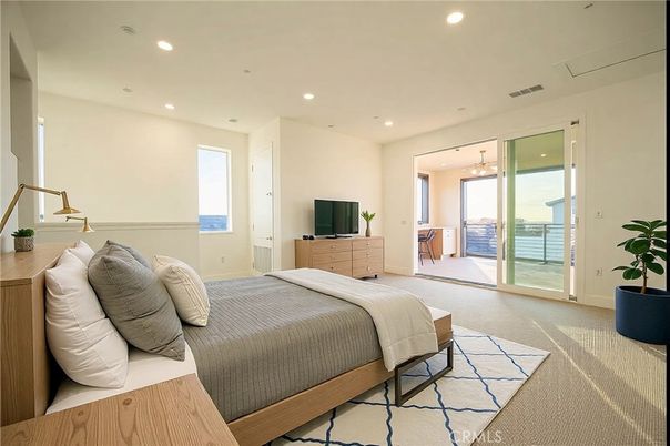 Bedroom, Interior, Pendant Lights, Recessed Lighting
