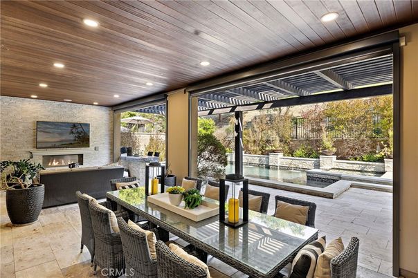 Exterior, Fireplace, Pool