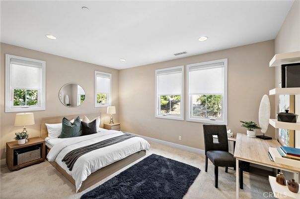 Bedroom, Home Office, Interior, Recessed Lighting