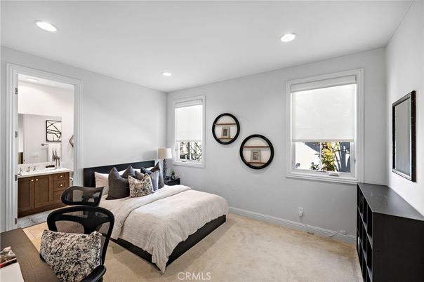 Bedroom, Interior, Recessed Lighting