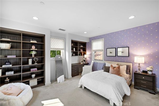 Bedroom, Interior, Recessed Lighting