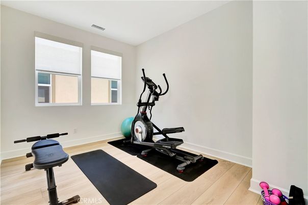 Fitness Equipment, Interior, Wood Texture Flooring