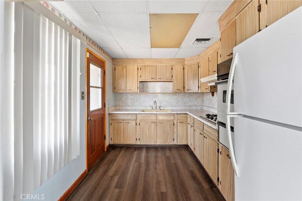 Interior, Kitchen, Wood Texture Flooring