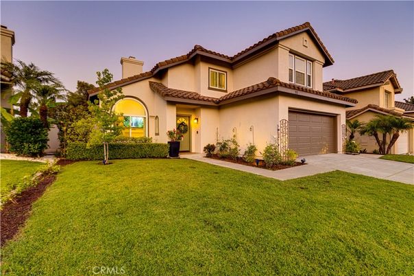 Attached, Backyard, Exterior, Facade, Mediterranean