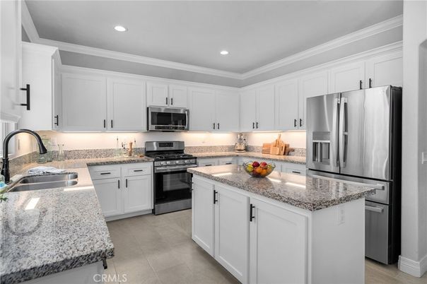 Interior, Kitchen, Recessed Lighting, Stainless Steel Appliances
