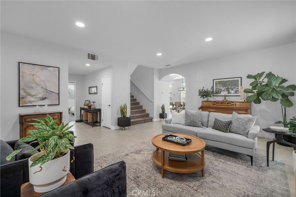 Interior, Living room, Recessed Lighting