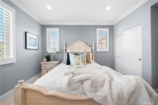 Bedroom, Interior, Recessed Lighting