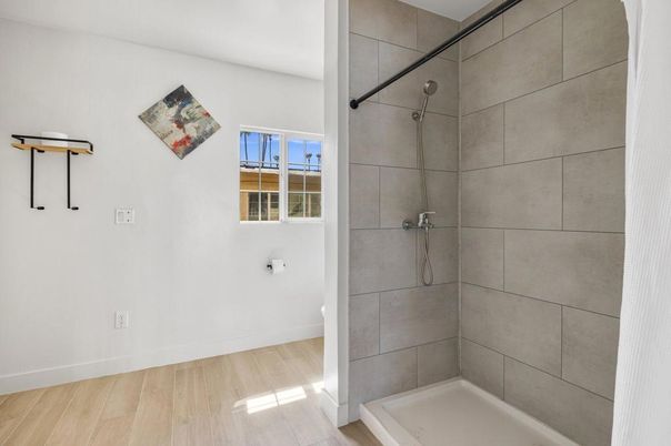 Bathroom, Interior, Wood Texture Flooring