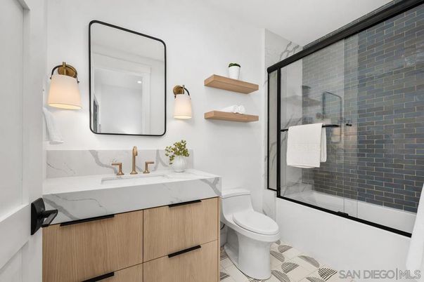 Bathroom, Glass Shower, Interior
