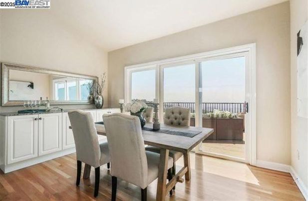 Dining room, Interior, Wood Texture Flooring