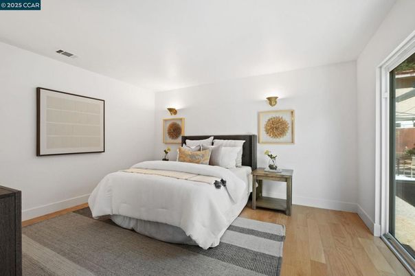 Bedroom, Interior, Wood Texture Flooring