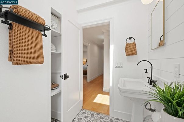Bathroom, Interior, Wood Texture Flooring