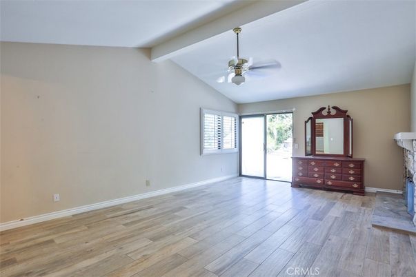 Empty room, Fireplace, Interior, Wood Texture Flooring