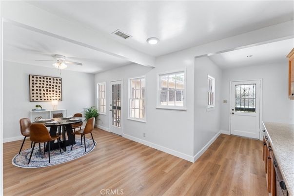 Dining room, Interior, Wood Texture Flooring