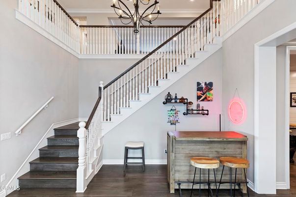 Chandelier, Interior, Wood Texture Flooring