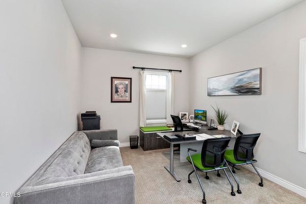 Home Office, Interior, Recessed Lighting