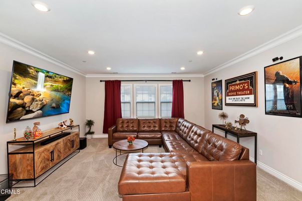 Interior, Living room, Recessed Lighting