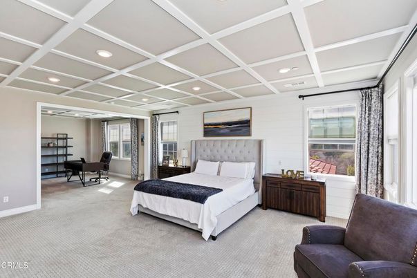 Bedroom, Interior, Recessed Lighting