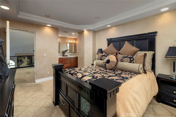 Bedroom, Interior, Recessed Lighting