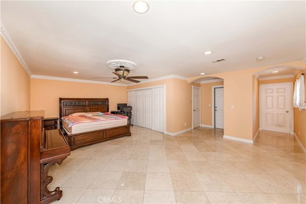 Bedroom, Interior, Recessed Lighting