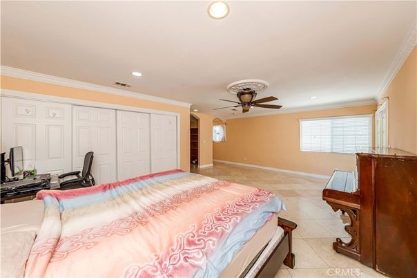 Bedroom, Interior, Recessed Lighting
