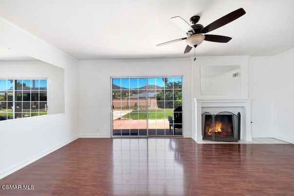 Empty room, Fireplace, Interior, Wood Texture Flooring