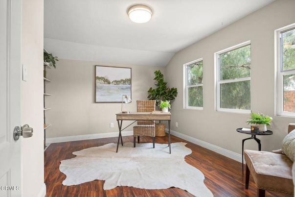 Home Office, Interior, Wood Texture Flooring