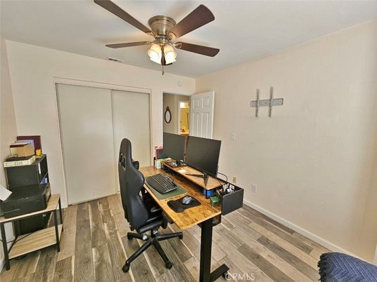 Home Office, Interior, Wood Texture Flooring