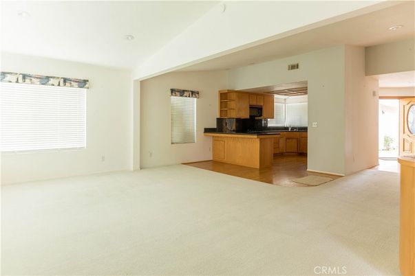 Empty room, Interior, Kitchen, Recessed Lighting