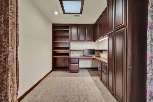 Home Office, Interior, Recessed Lighting